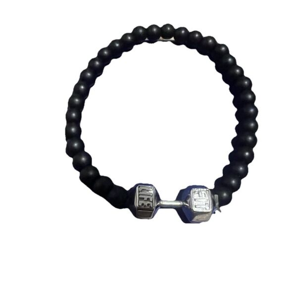 Fit life SILVER DUMBBELL BRACELET - Picture 4 of 7